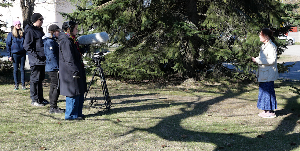 Elokuvan tekoon eurajokilaisten ja vähän porilaistenkin kaa